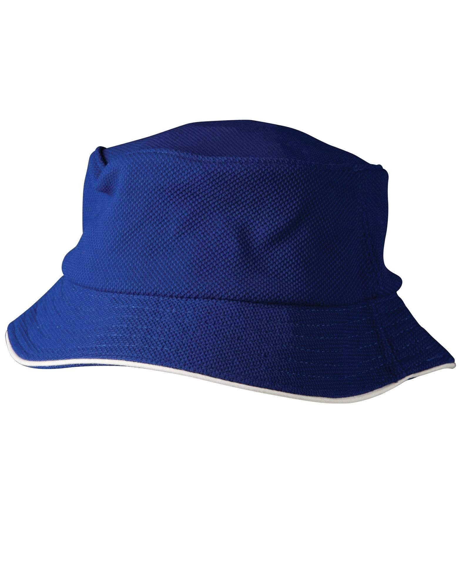 Australian Industrial Wear Active Wear Pique Mesh With Sandwich Bucket Hat CH71